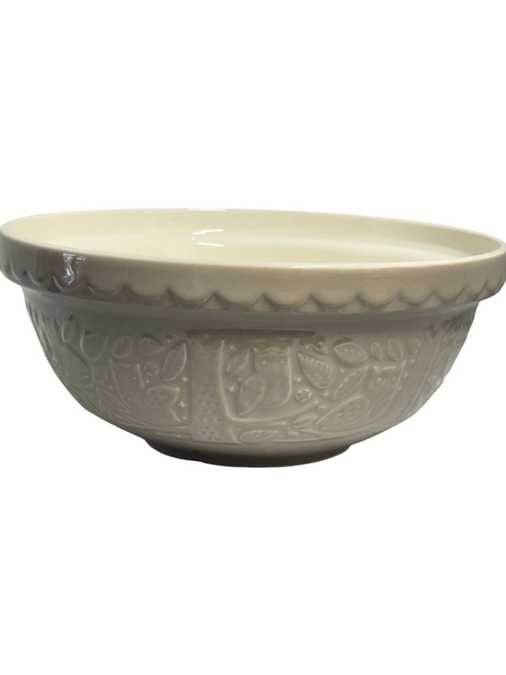 Mason Cash In The Forest Owl Stone Large Mixing Bowl